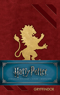 Harry Potter: Gryffindor Ruled Pocket Journal