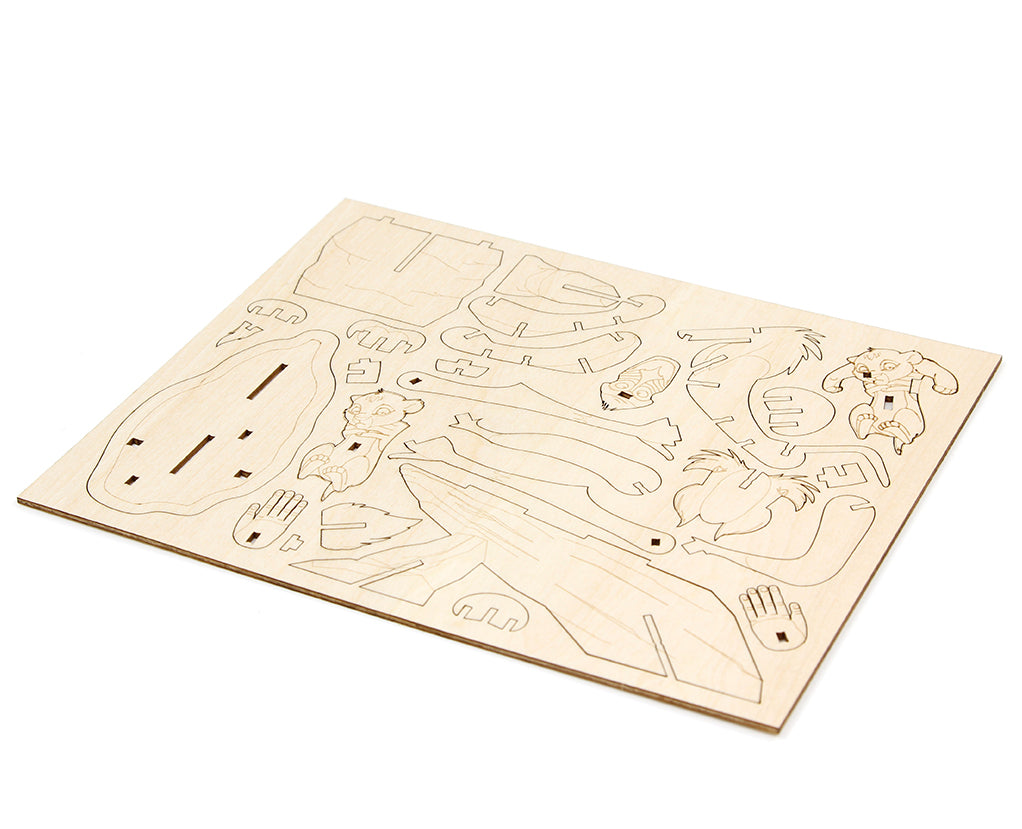 IncrediBuilds: Disney's The Lion King Book and 3D Wood Model