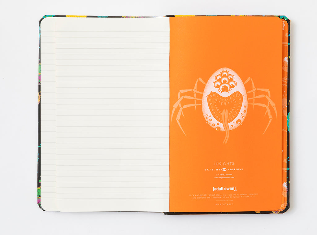 Rick and Morty Deluxe Hardcover Ruled Journal