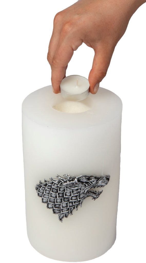 Game of Thrones: House Stark Large Sculpted Sigil Candle