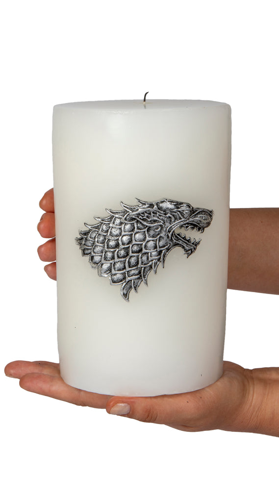 Game of Thrones: House Stark Large Sculpted Sigil Candle