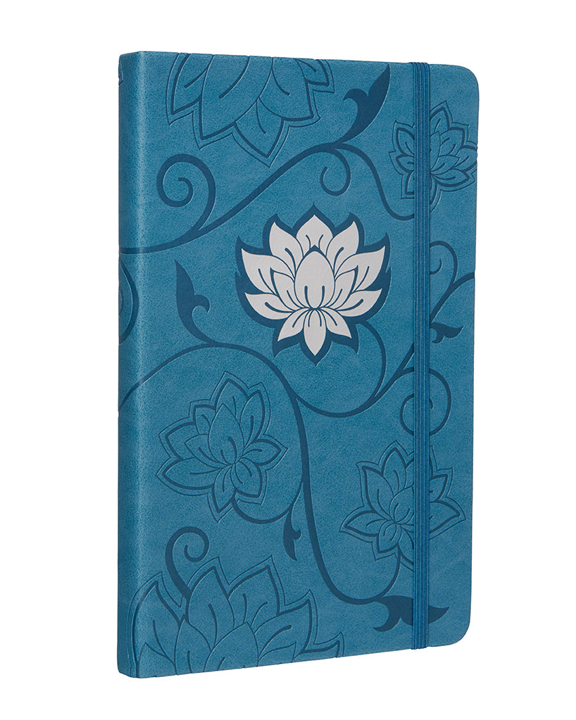 Lotus Hardcover Ruled Journal