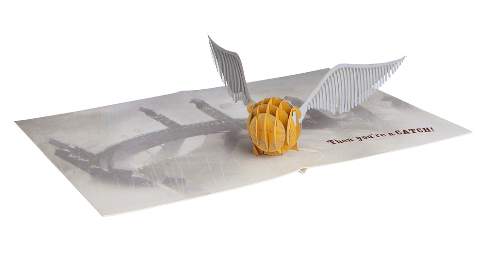 Harry Potter: Golden Snitch Signature Pop-Up Card