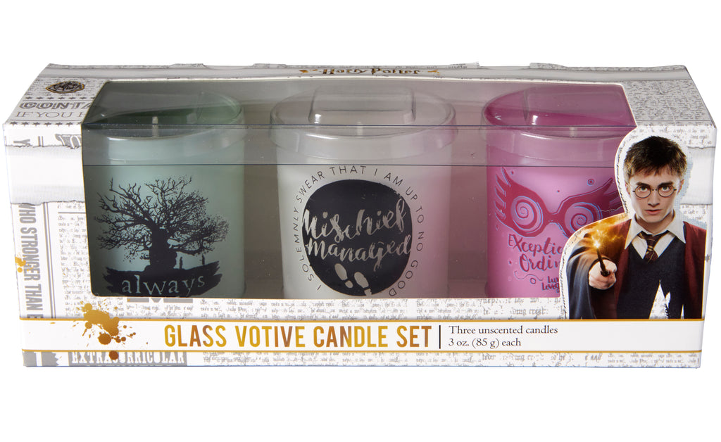 Harry Potter: Glass Votive Candle Set