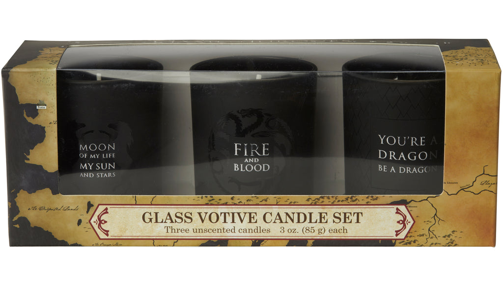 Game of Thrones: Glass Votive Candle Set