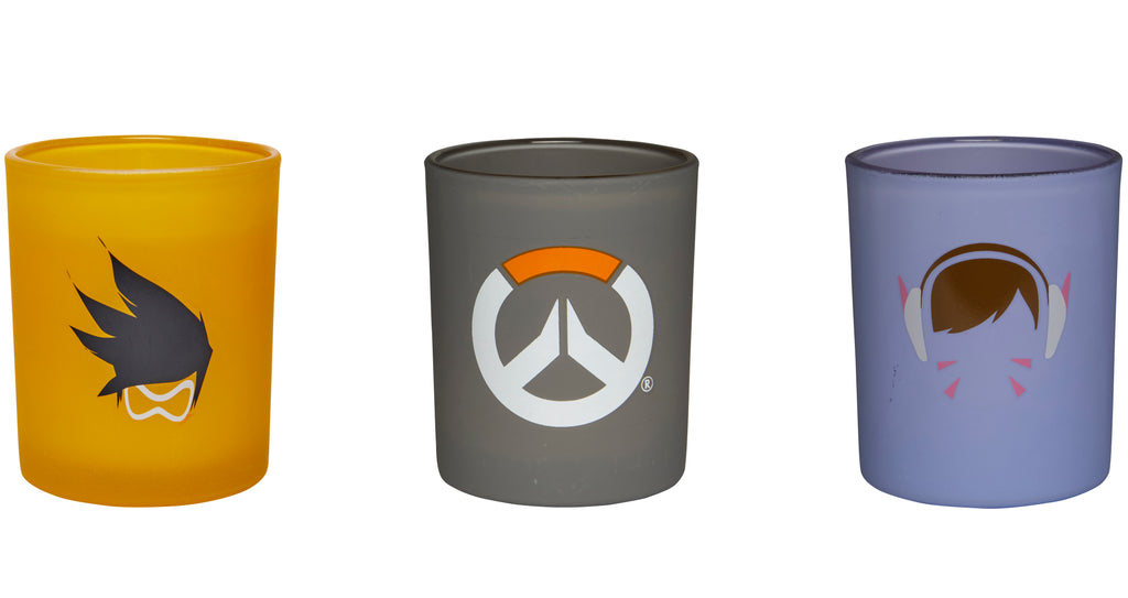 Overwatch: Glass Votive Candle Set