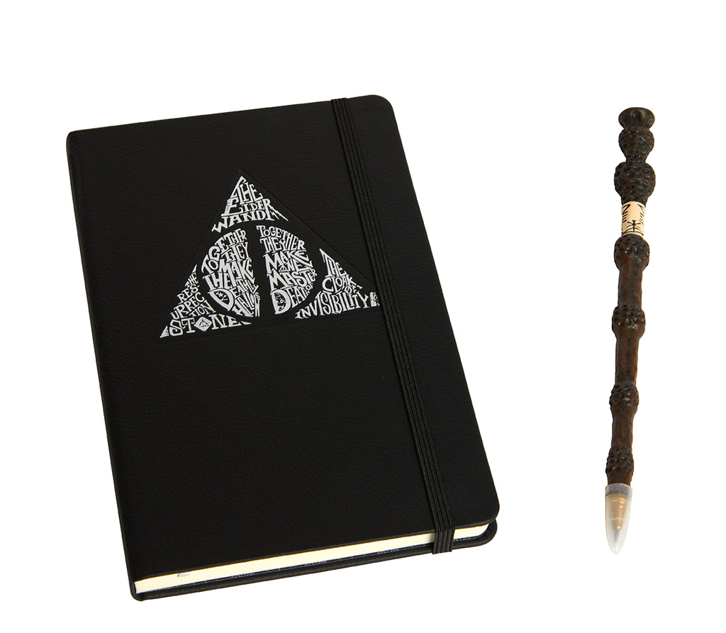 Harry Potter: Deathly Hallows Hardcover Journal and Elder Wand Pen Set