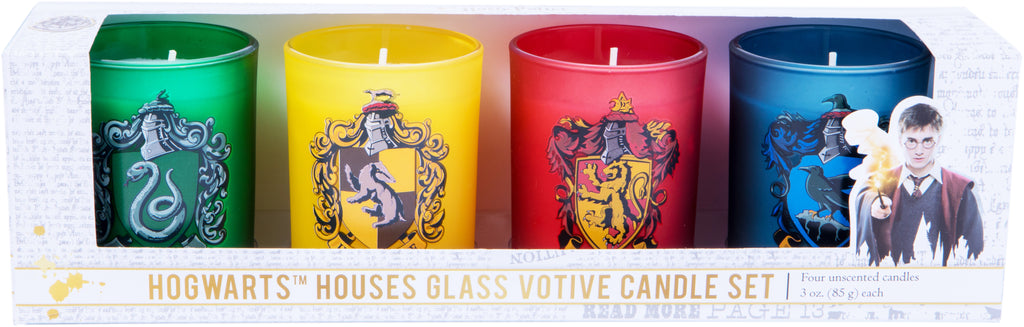 Harry Potter: Hogwarts Houses Glass Votive Candle Set