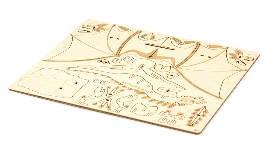 IncrediBuilds: Harry Potter: Hungarian Horntail Deluxe Book and 3D Wood Model Set
