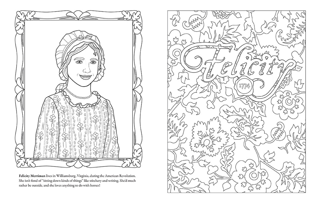 American Girl Coloring Journal