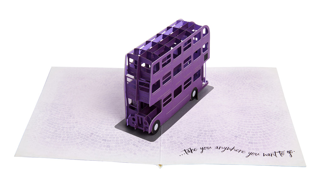 Harry Potter: Knight Bus Birthday Signature Pop-Up Card