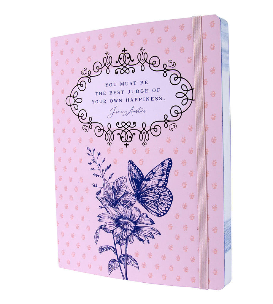 Jane Austen: Best Judge of Your Own Happiness Softcover Notebook