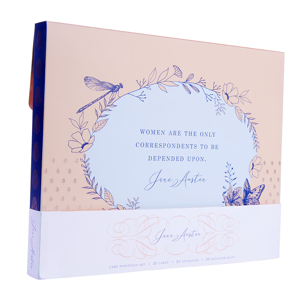 Jane Austen Card Portfolio Set (Set of 20 Cards)