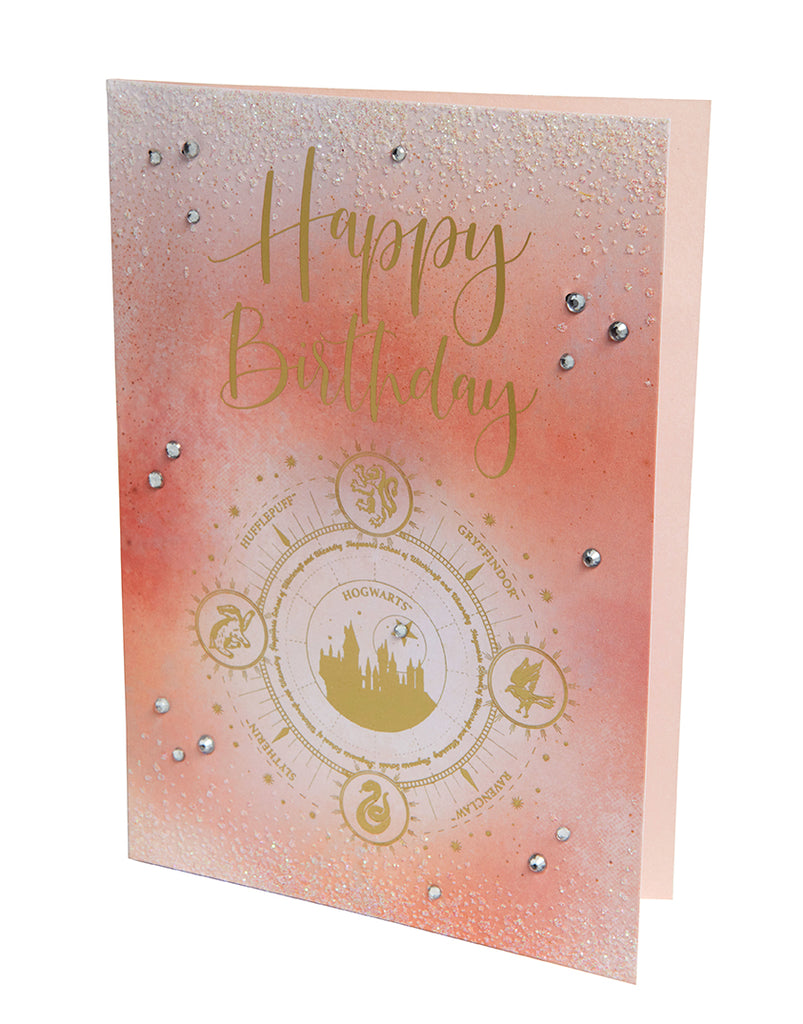 Harry Potter: Hogwarts Constellation Birthday Embellished Card