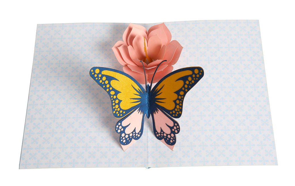 Butterfly Signature Pop-Up Card
