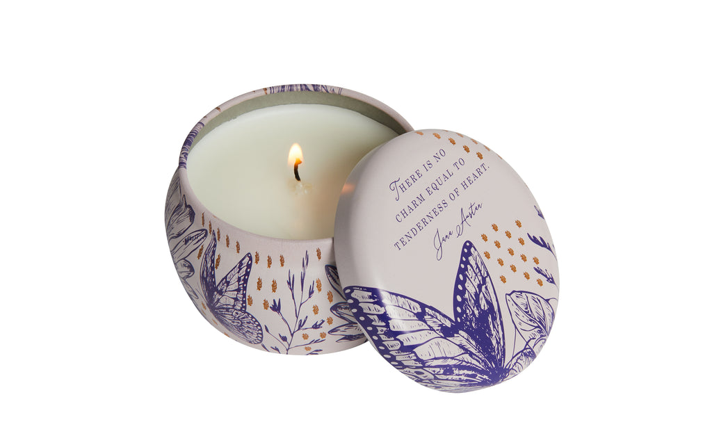 Jane  Austen: Tenderness of Heart Scented Tin Candle (3oz)