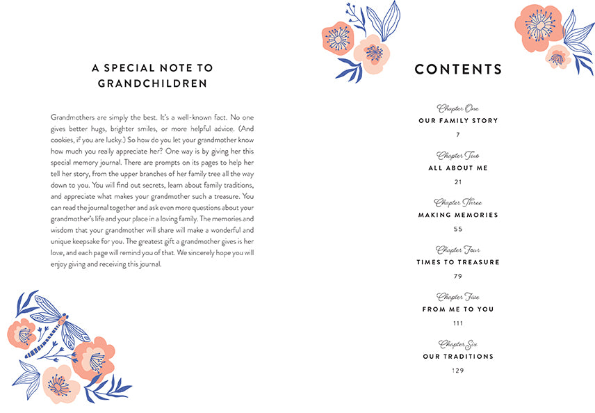 Grandmother's Memories: A Keepsake Journal