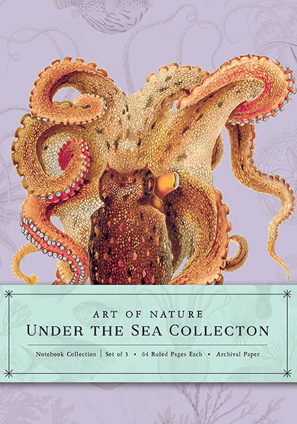 Art of Nature: Under the Sea Sewn Notebook Collection (Set of 3)