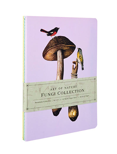 Art of Nature: Fungi Sewn Notebook Collection (Set of 3)