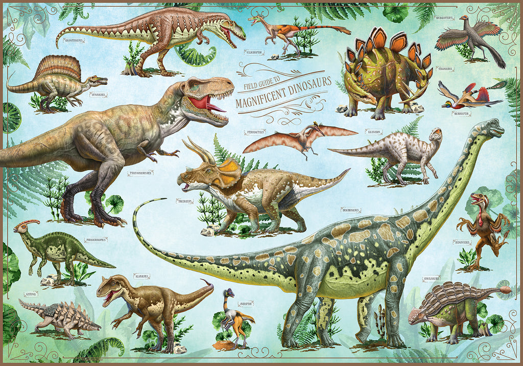 Field Guide to Magnificent Dinosaurs [Jigsaw Puzzle]