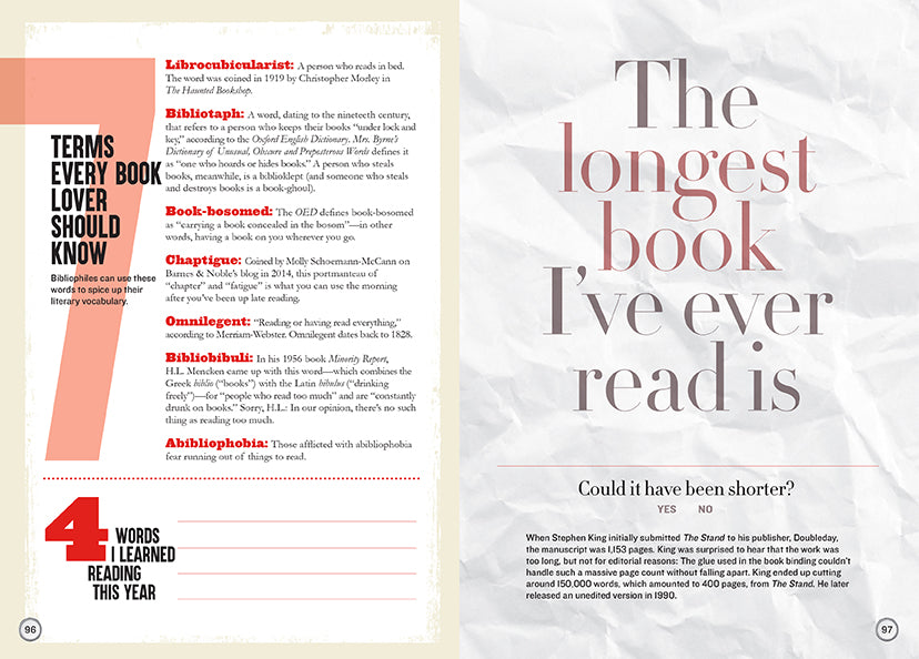 Mental Floss: The Curious Reader Journal for Book Lovers