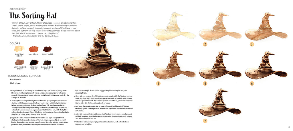 Harry Potter Watercolor Magic