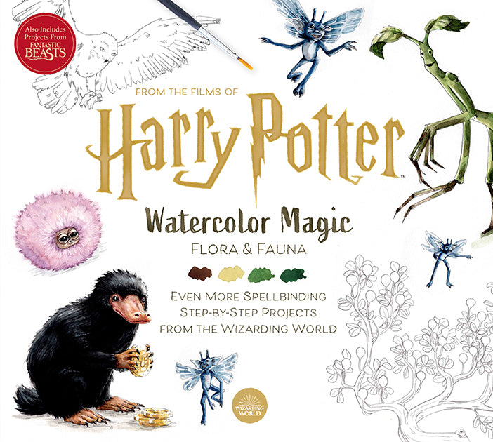 Harry Potter: Watercolor Magic: Flora & Fauna