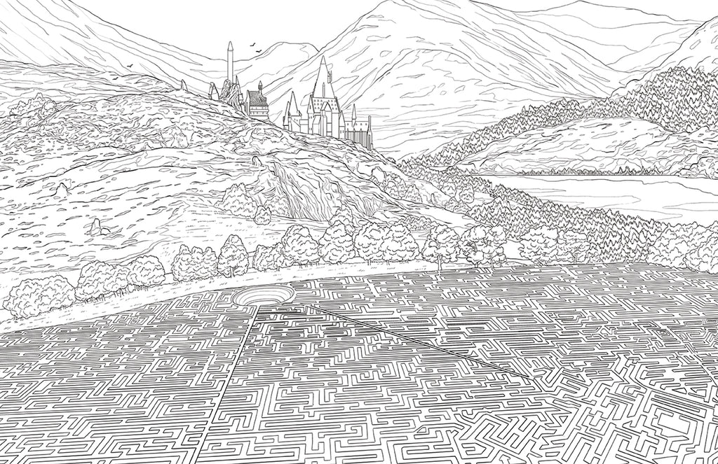Harry Potter: Hufflepuff House Pride: The Official Coloring Book