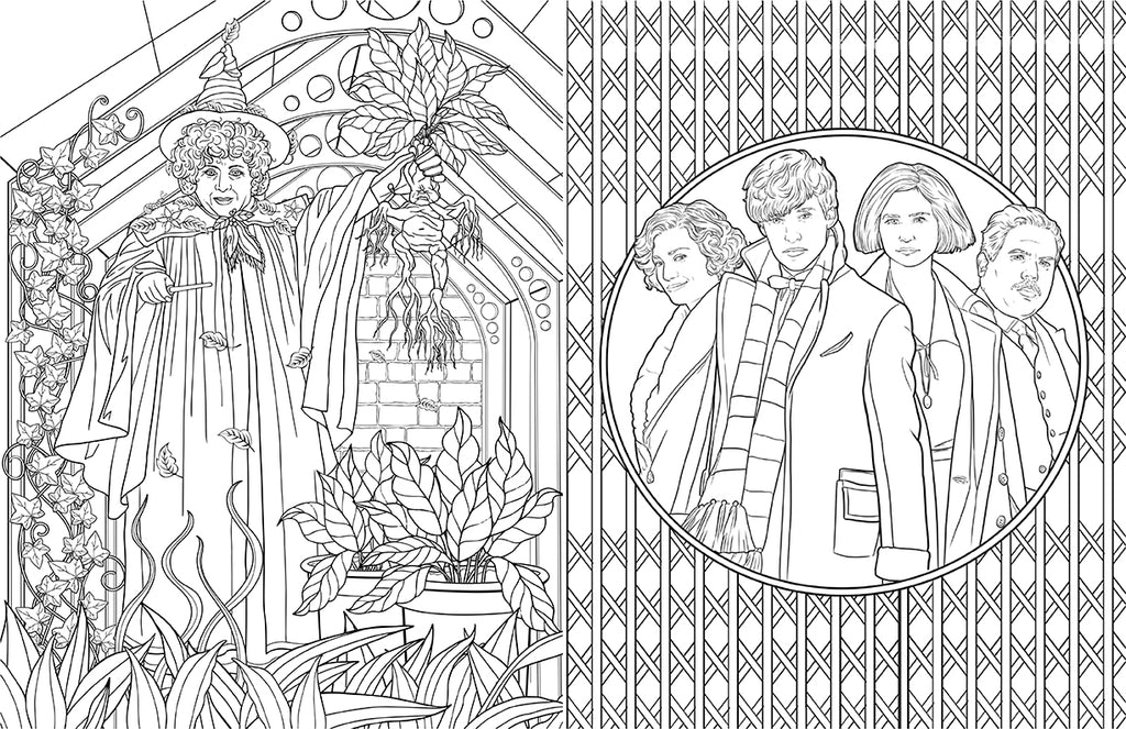 Harry Potter: Hufflepuff House Pride: The Official Coloring Book