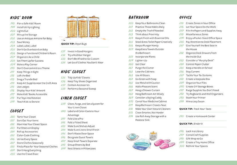 365 Quick & Easy Tips: Home Organization