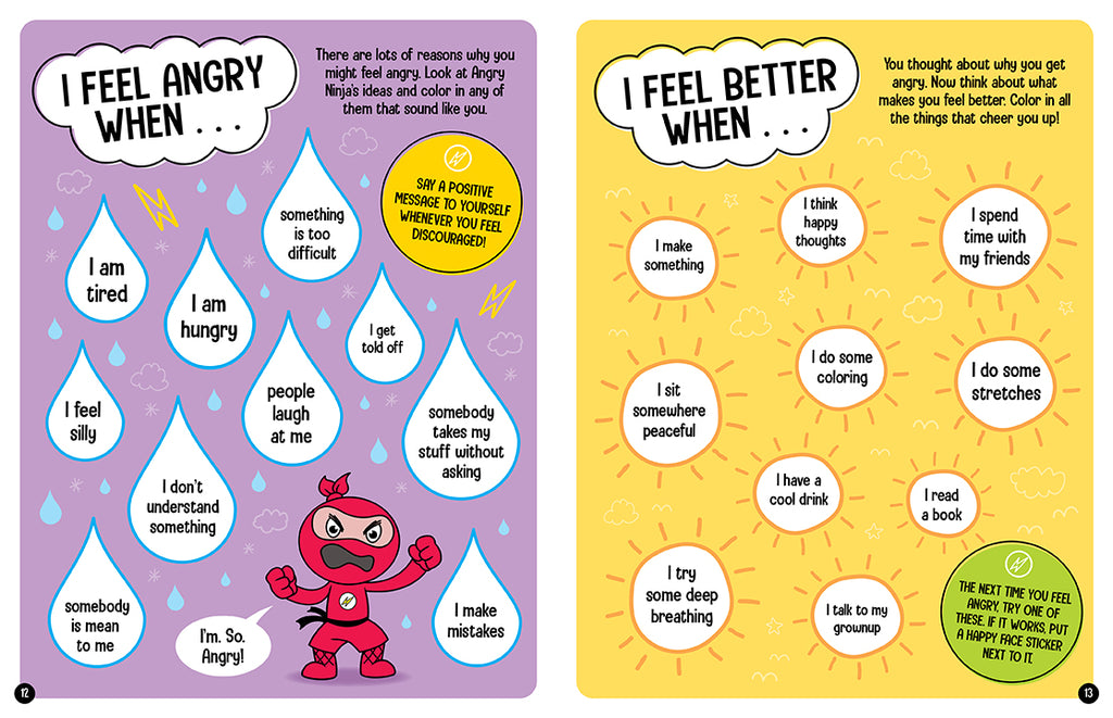 Ninja Life Hacks: Angry Ninja Activity Book