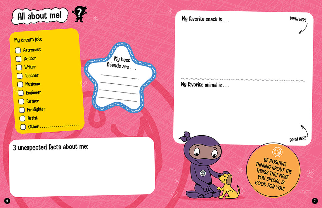 Ninja Life Hacks: Anxious Ninja Activity Book