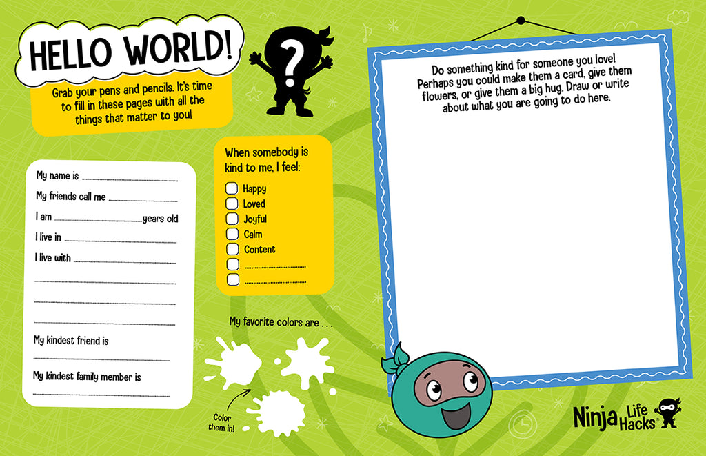 Ninja Life Hacks: Kind Ninja Activity Book