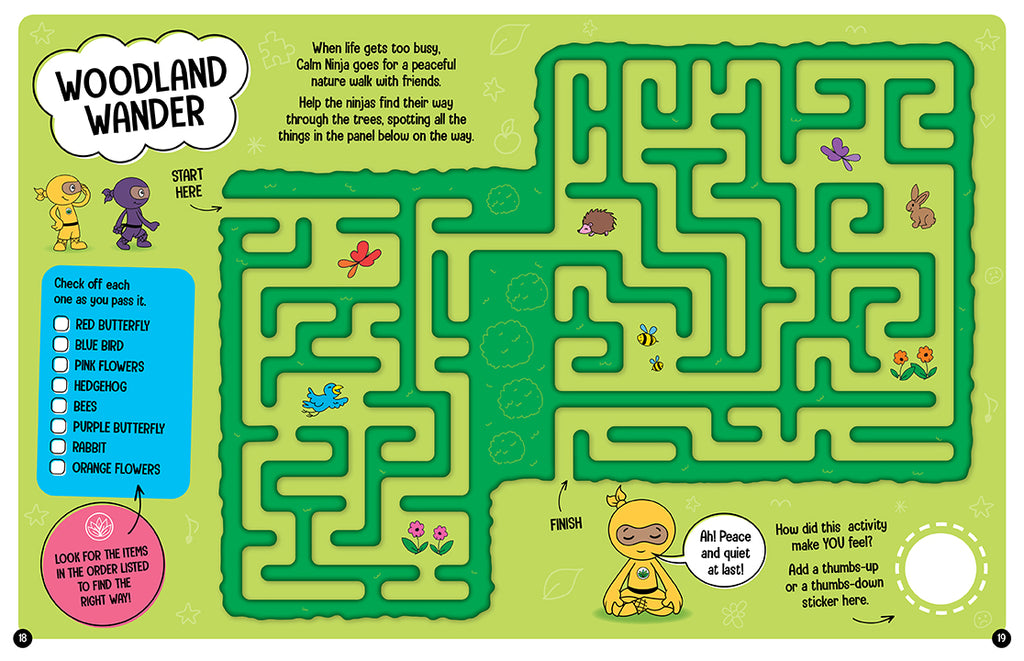 Ninja Life Hacks: Calm Ninja Activity Book