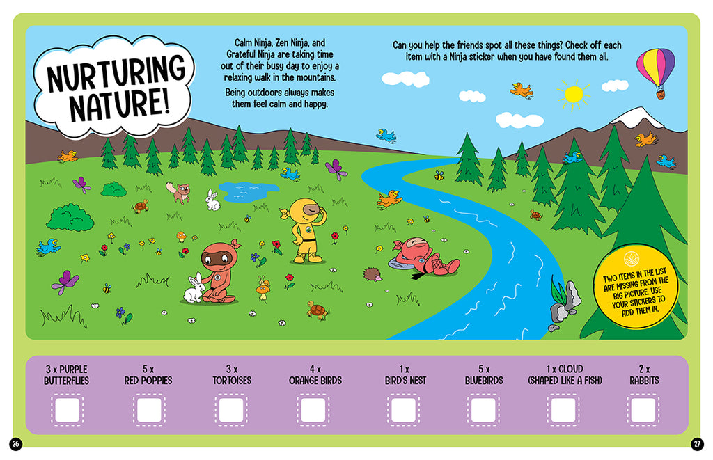 Ninja Life Hacks: Calm Ninja Activity Book