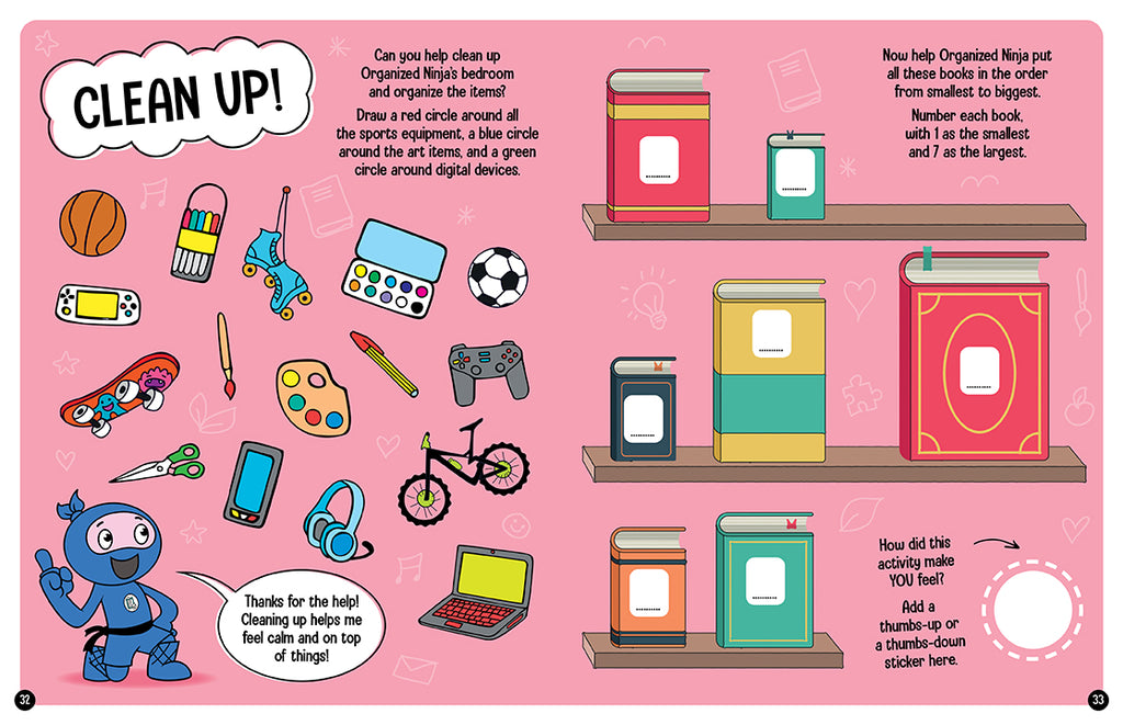 Ninja Life Hacks: Calm Ninja Activity Book