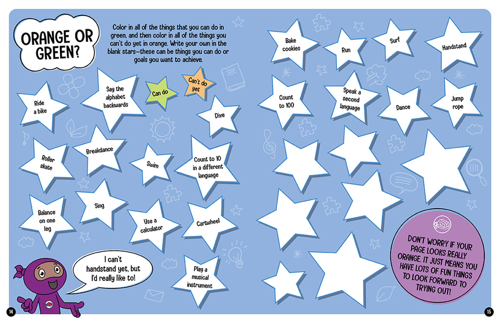 Ninja Life Hacks: Growth Mindset Ninja Activity Book