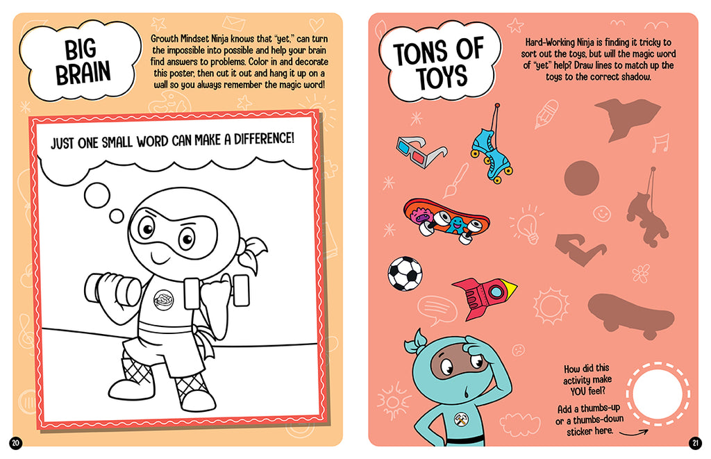 Ninja Life Hacks: Growth Mindset Ninja Activity Book