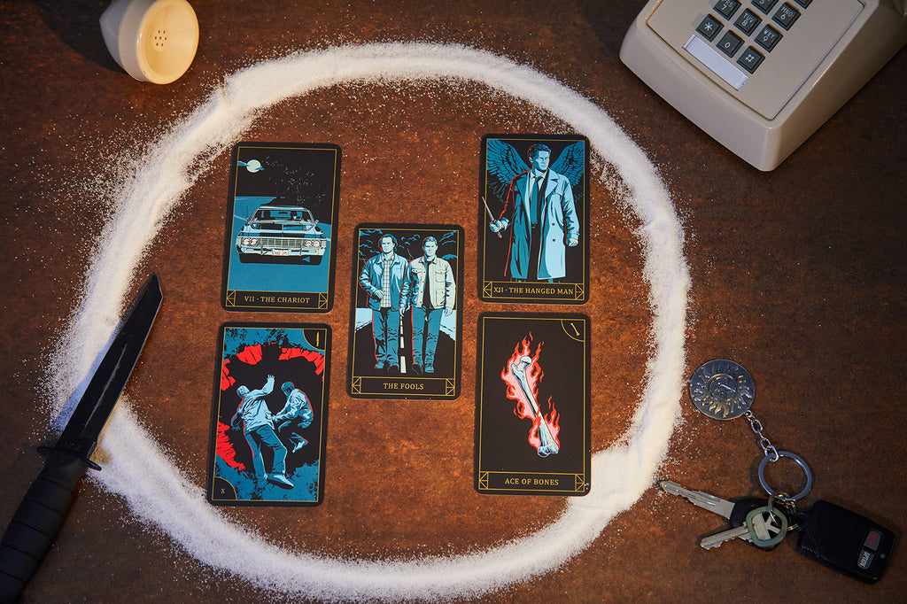 Supernatural Candle and Tarot Card Deck Bundle