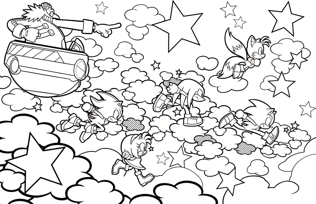 Sonic the Hedgehog: The Official Adult Coloring Book