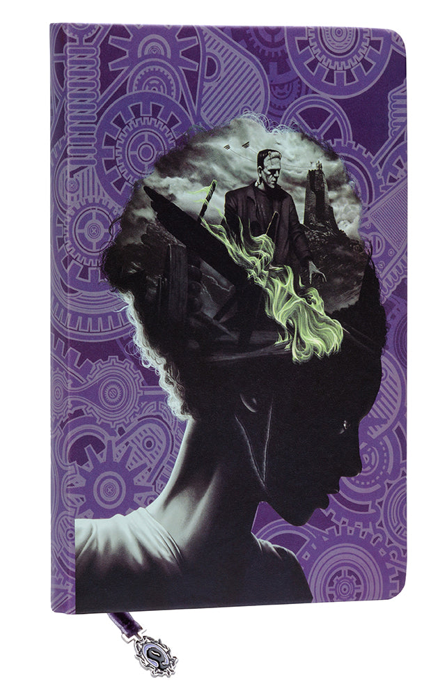 Universal Monsters: Bride of Frankenstein Journal with Ribbon Charm