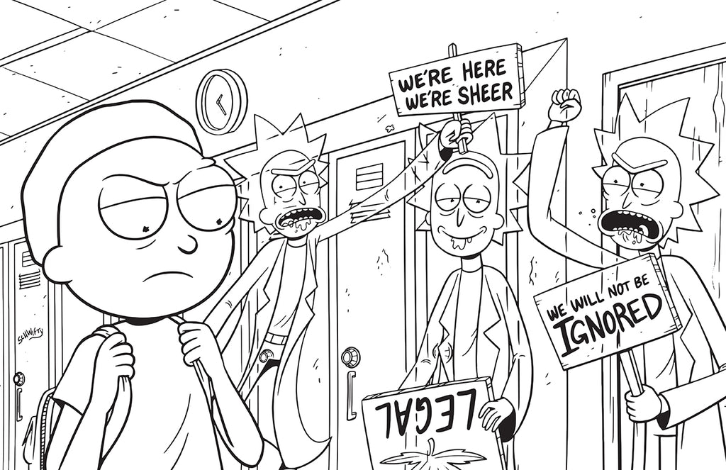 Rick and Morty: Sometimes Science is More Art Than Science: The Official Coloring Book