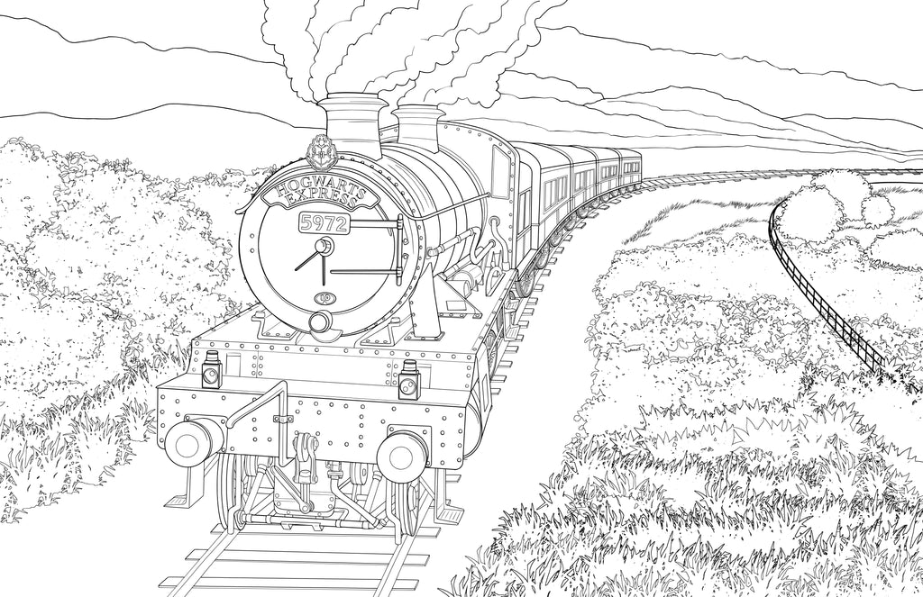 Harry Potter: An Official Hogwarts Coloring Book