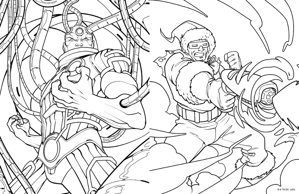 DC Super-Villains: The Official Coloring Book