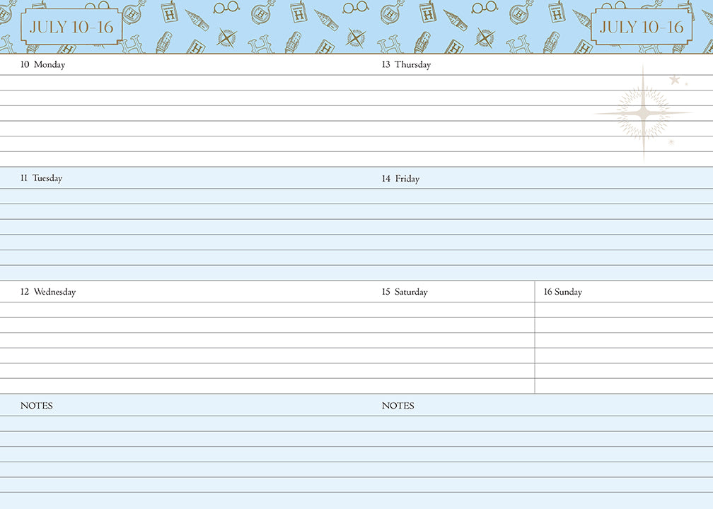 Harry Potter 2023-2024 Academic Year Planner