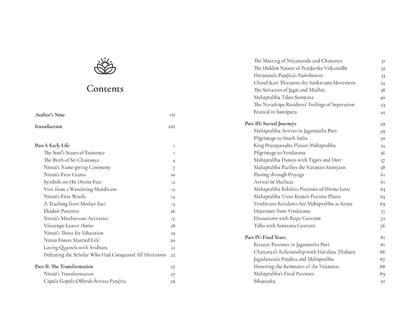 The Life of Chaitanya Mahaprabhu